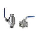 SS304 Sanitary Stainless Steel Straight 2pcs Ball Valve